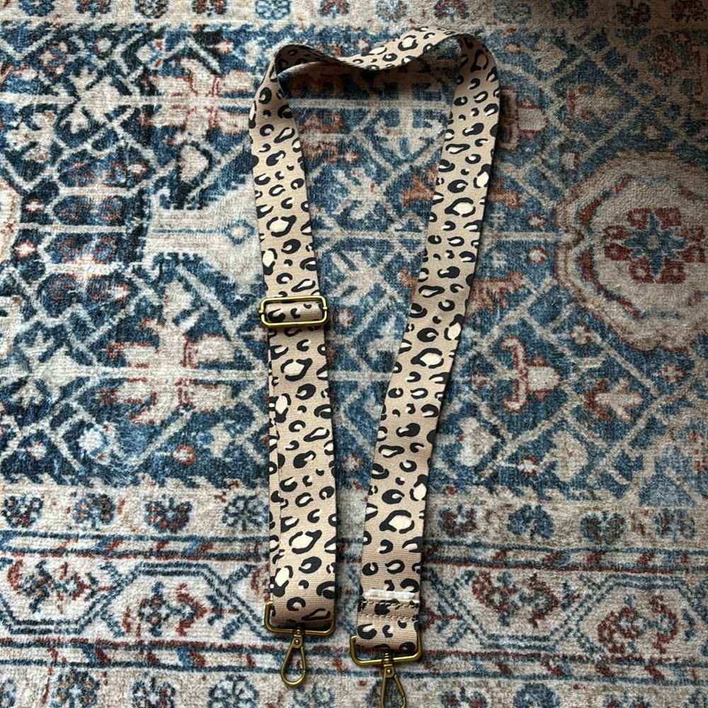 Madewell leopard crossbody strap